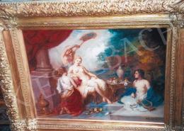 Rottmann Mozart - Kertjelenet fürdetéssel; olaj, vászon; Jelezve jobbra lent: Rottmann M.; Fotó: Kieselbach Tamás
