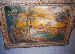  Gulácsy, Lajos - Italian Landscape; 49,5x70; oil on cardboard; Signed lower right: Gulácsy L.; Photo: Tamás Kieselbach