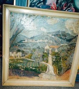  Iványi Grünwald, Béla - Spring (Landscape in Florence), 1907; 45x54; oil on cardboard; Signed lower left: Iványi Grünwald Béla Firenze 1907; Photo: Tamás Kieselbach