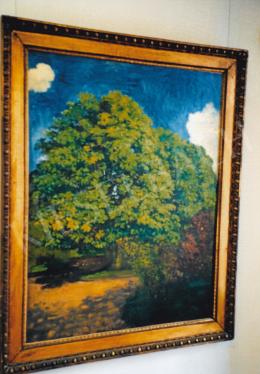  Ferenczy Károly - Gesztenyefák (Vadgesztenyefák a nagybányai ligetben),1900; olaj, vászon; 141,5x110; Jelzés nélkül; Fotó: Kieselbach Tamás