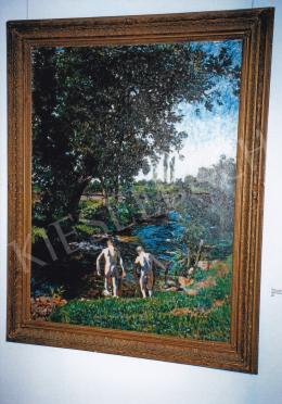  Ferenczy, Károly - Bathing Boys, 1902; oil on canvas; 160x120; Signed lower right: Ferenczy Károly; Photo: Tamás Kieselbach