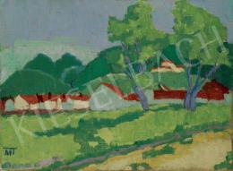  Mattis Teutsch, János - Landscape with Houses; 30x40; oil on cardboard; Signed lower left: MT; Photo: Tamás Kieselbach