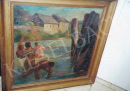  Patkó, Károly - Bathers; oil on canvas; Signed lower right; Photo: Tamás Kieselbach