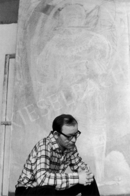 Kondor, Béla - Béla Kondor in his Studio