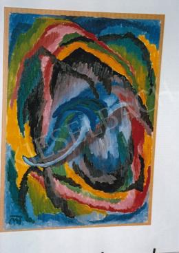  Mattis Teutsch, János - Composition, 1918; 44x37; oil on cardboard; Signed lower left: MT; Photo: Tamás Kieselbach