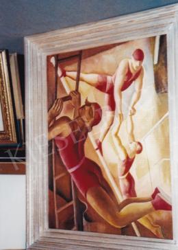  Gábor, Jenő - Acrobats, 1933; 90x70; oil on canvas; Signed lower right: Gábor J. 1933; Photo: Kieselbach Tamás