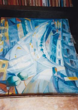  Schönberger, Armand - City Lights; oil on paper; Signed lower right: Schönberger A.; Photo: Tamás Kieselbach