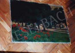  Glatz, Oszkár - Park with Tulips; oil on canvas; Photo: Tamás Kieselbach