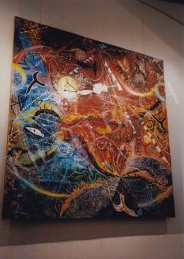  Lossonczy, Tamás - Tisztító nagy vihar, 1961; oil on canvas; 300x300; Photo: Tamás Kieselbach