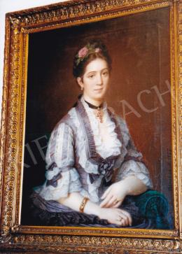 Barabás, Miklós - Young Girl in Elegant Dress; oil on canvas; Signed: Barabás M. 1877; Photo: Tamás Kieselbach