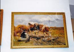 Deák Ébner, Lajos - After Rain; 77x118; oil on canvas; Signed lower left: Deák Ébner L; Photo: Tamás Kieselbach