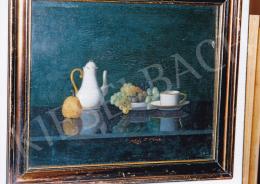 Molnár Z., János - Table Still-Life; oil on canvas; Signed lower middle: Molnár Z. János; Photo: Tamás Kieselbach 