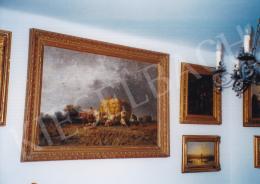  Munkácsy Mihály - Dűlő szénásszekér, 1868; olaj, vászon; 107x151; Jelezve jobbra lent: Munkácsy M. 868; Fotó: Kieselbach Tamás