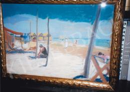 Berény, Róbert - Beach, 1912; 46x67; pastel on paper; Signed lower left: BR 912-LIDO; Photo: Tamás Kieselbach