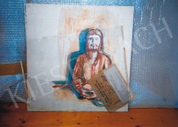 Egry, József - Jesus Christ (Study); tempera, oil on paper; Photo: Tamás Kieselbach 