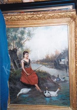 Süss, Johann - Pastoral; 79,5x63,5; oil on cardboard; Signed lower right: J. Süss; Photo: Tamás Kieselbach