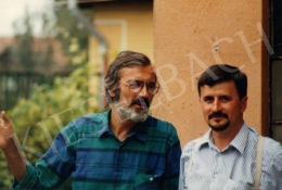 Bardócz Lajos - Bardócz Lajosnál vendégségben Péter János 1989 augusztusában Tiszakécskén