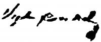  Vígh, Bertalan Signature