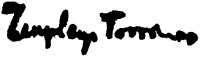 Zemplényi, Tivadar Signature