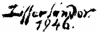 Ziffer, Sándor Signature