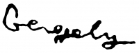 Gergely, Tibor Signature