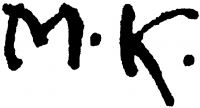  Mühlbeck, Károly Signature