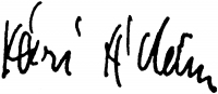 Kéri, Ádám Signature