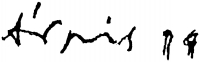  Szabados, Árpád Signature