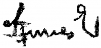  Szenes, Árpád Signature