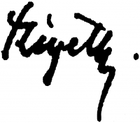  Szigethy, István Signature