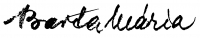  Barta, Mária Signature