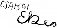  Csabai-Ékes, Lajos Signature