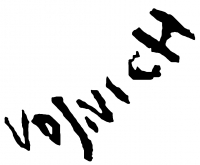 Vojnich, Erzsébet Signature