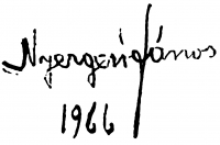  Nyergesi, János Signature