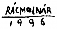  Rácmolnár, Sándor Signature