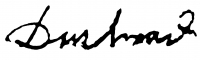  Duschanek, János Signature