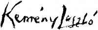 Kemény, László Signature