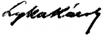  Lyka, Károly Signature