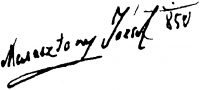  Marastoni, József Signature