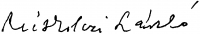  Miskolczi, László (Miskolczy László) Signature