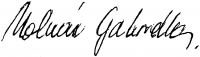 Molnár, Gabriella Signature