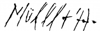  Müller, Árpád Signature