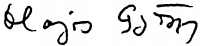 Olajos, György Signature