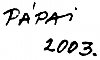 Pápai, Miklós Signature