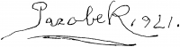 Parobek, Alajos Signature