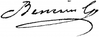  Benczúr, Gyula Signature