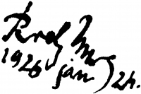 Pérely, Imre Signature