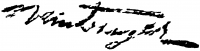 Weintrager, Adolf Signature