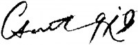 Csont, Ferenc Signature