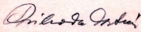  Prihoda, István (Azary Prihoda István) Signature